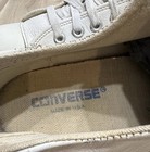 Rare Vintage 80-90s Made In Usa Converse All Star Low White Leather Mens Size 10