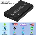 Audio Video Capture Cards Hdmi To Usb 2 0 Full Hd 1080p 30fps For Game Recording