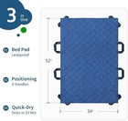 Positioning Bed Pad 34   x52    With 8 Reinforced Handles 2 Pack Reusable Waterproof