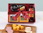 Wisconsin Deluxe Aged Cheddar Cheese  Sausage   Cracker Gift Box