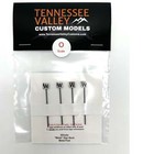 Ho Scale - Weathered Whistle Sign - 4 Pack