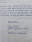 Signed Letter From Robert F Kennedy Concerning The Situation In Latin America