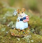 Wee Forest Folk Pride For The Usa  Wff  M-693h  Ltd 2023  Patriotic Mouse