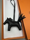 Hermes Bnib Milo Lambskin Grigri Rodeo Bag Charm
