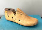 Vintage Wooden Child Cobbler Shoe Mold Form Size 5 Rustic Primitive Decor