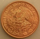 1973 Mexico 20 Centavos Km  441  Pyramid Of The Sun At Teotihuac  n Uncirculated