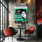 Archive Cinema  james Brown Concert  Poster -- 24 x36  Soul Music Wall Art