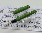 Ca  1928 Conklin Sub-endura Verde Ringtop  14k M Flex - Professionally Serviced