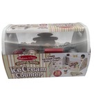 Melissa   Doug Scoop And Serve Wooden Ice Cream Counter Playset 28 Pieces New