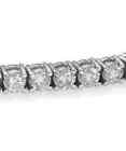 20ct Round Cut Lab Created Diamond Tennis Bracelet 14k White Gold Plated Silver