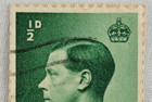 Great Britain Postage   King Edward Viii     d Green Stamp   Posted   1936   B146
