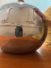 Vintage  Mcm West Bend Penguin Hot cold Server Ice Bucket Bakelite Handles  Nice