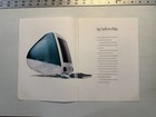 Vintage Apple Imac Sales Brochure  1998
