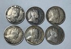 Canada 5c 1902 1903h 1904 1905 1906  1907   2800  Vf 6pcs