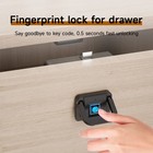 Fingerprint Lock For Drawer Keyless Cabinet Lock Smart Drawer Locks Anti-theft