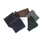 Men Solid Plain Pocket Square Wedding Party Business Formal Handkerchief Hanky