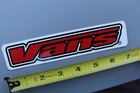 Vans Footwear Skateboard Shoes Red White 90 s Gb Vintage Skateboarding Sticker