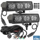 2x 6  120w Cree Led Work Light Bar Spot Pods Driving Offroad Utv 4wd  Wiring 12v