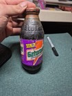 Vintage 1980   s Full Gatorade Glass Bottle Grape 16oz Sealed  Nfl Rare