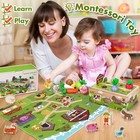 Montessori Wooden Sensory Toddler Toys  Toy For 1 Year Old Boys Girls Birthday