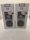 Lot Of 2 Bibs De Lux Silicone 2pk  Cloud black Size One Baby Pacifier