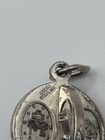 Vintage Creed Sterling Silver Jesus Mary Saint Catholic Religious Medal Charm