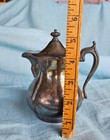 Antique Silverplate Lidded Creamer Jug Pitcher  7003 W  Handle   Spout
