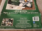 J p  Coats Magnolias Flower Latch Hook Rug Wall Hanging 27  Started Kids Craft