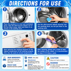 24pcs Washing Machine Cleaner Tablets Deep Cleaning Washer Cleaner Odor Remover