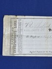 1868 Receipt To F p  Spofford From Sanford s Independent Line  Steamer Katahdin