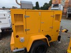 2009 25kw John Deere Portable Diesel Generator 650 Hours 120 240 1ph