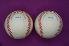 Two 2 Official Game Used American League Baseballs Gene Budig President 1995-99