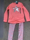 Skechers Girls Active Wear Size 14 16 Long Sleeves Top And Leggings 2pc Set