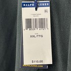 New Polo Ralph Lauren Long Sleeve Polo Shirt Custom Slim Fit Xxl Black