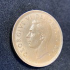 1951 Canadian 1c One Cent Coin - King George Vi Canadian Penny