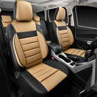 Juego Completo De Fundas Para Asientos De Coche Beige 3d Air Mesh Universal Fit