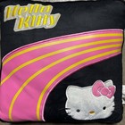Vintage 2006 Sanrio Hello Kitty Retro Throw Pillow Black Pink Y2k Rare