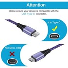 2 Pack 3 1a Usb Type-c Fast Charger For Samsung Galaxy S24 s26 Ultra 6ft