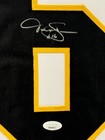 Derek Sanderson Signed Jersey Framed W  Jsa Coa Boston Bruins White Auto Display