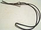 Vintage Arrow Shaped  Silver  Bolo Tie  With Slide  Polished Rock In The Center