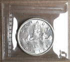 Canada 1955 Silver Dollar Iccs Ms64 Yg 677