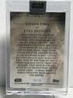 2018 Topps Star Wars Stellar Signature Series Auto Autograph Ezra Taylor Gray 40