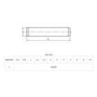M6  6mm  Metric Hardened   Ground Steel Dowel Pins 6mm-80mm Long High Strength