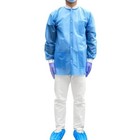 Pack Of 30 Disposable Lab Jackets  Unisex Hip-length Lab Coats 45gsm  m 