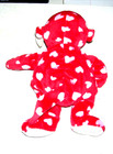 Ty Pluffies Harts The Monkey Plush 10  Stuffed Animal 2006 100  Tylux