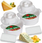 2 Pcs Cheese Mold With A Follower Piston And Cheesecloth     Cheese Making Kit    
