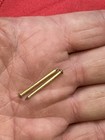 Vintage Nos 1    Solid Brass Round Dome Head Escutcheon Pins Nails Almost 1 Pound