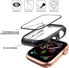 For Apple Watch Serie9 8 7 Iwatch 9h Hd Case Cover Full Screen Protector 41 45mm