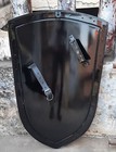 Medieval 18ga Battle Armor Shield Red Knight Templar Red Cross 30 Inch Shield