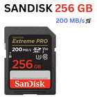 Sandisk 256gb 256g Extreme Pro Sd Sdxc Card 200mb s Class 10 Uhs-1 U3 4k Memory